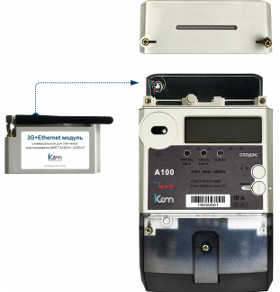 Однофазный счётчик электроэнергии АИСТ А100 H 3G+Ethernet (СПОДЭС)
